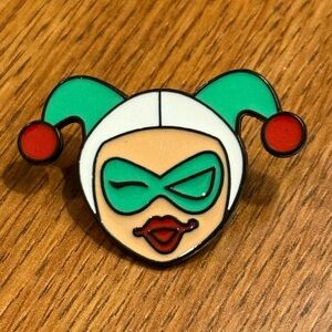 Women’s Accessories Cute Fun Multicolored Harley Quinn Enamel Pin Brooch